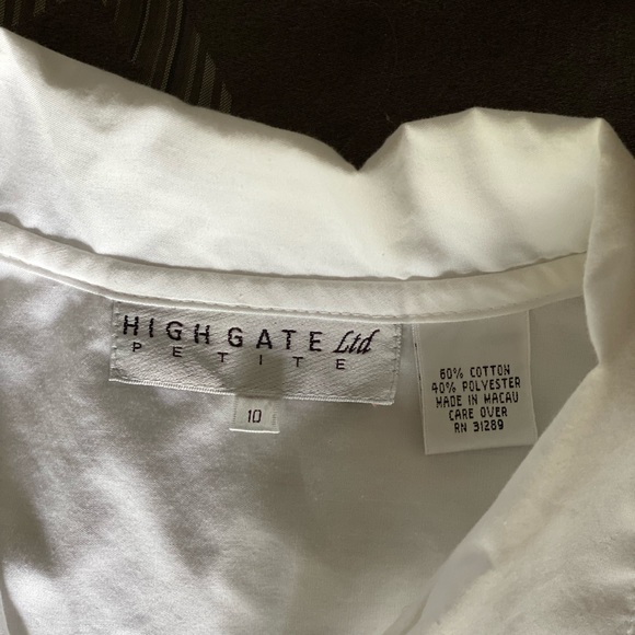 Christmas Button-Down Long Sleeve Blouse, 10 - Picture 7 of 12